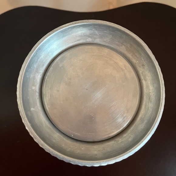 Mid Century Cromwell Hand Wrought Hammered Beaded Aluminum Pitcher - Picture 4 of 5